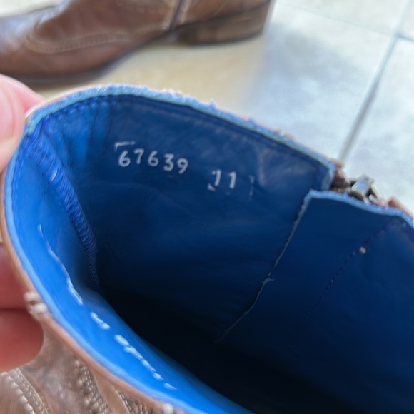 Mark Nason Rock Lives Italian Leather wingtip boots, size 11 - Picture 3 of 6